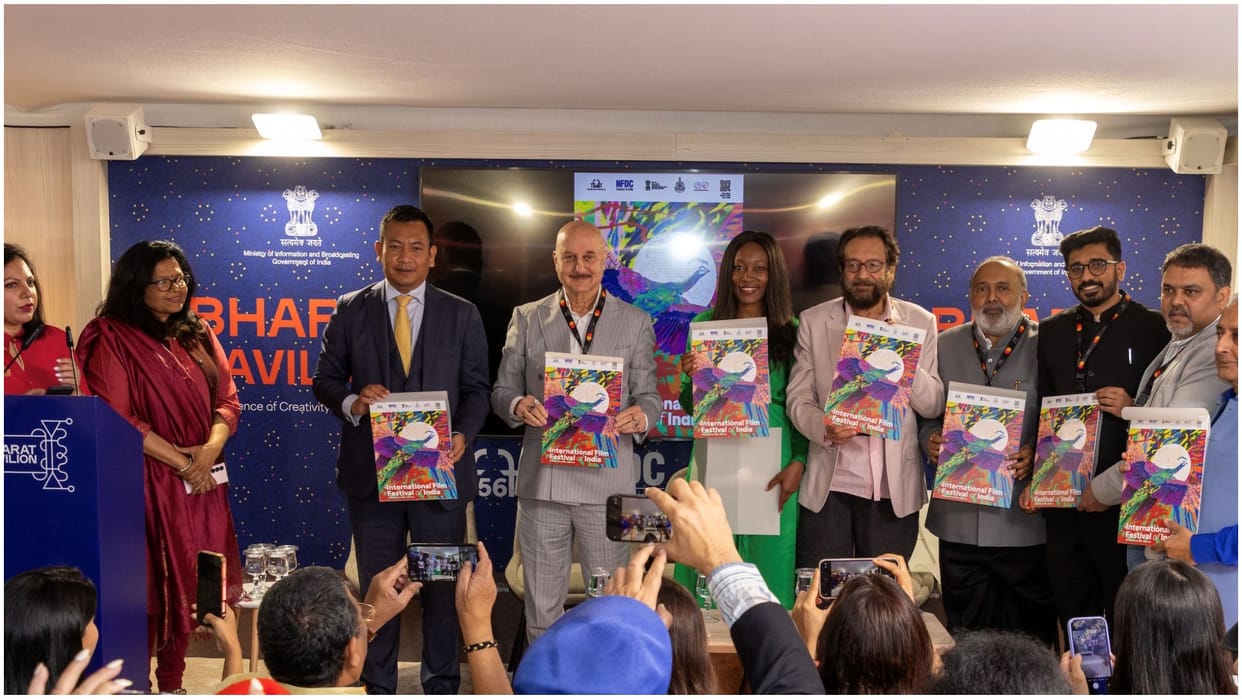 Bharat Pavilion Inaugurated at 78th Cannes Film Festival iffi 2025 poster and trailer launched