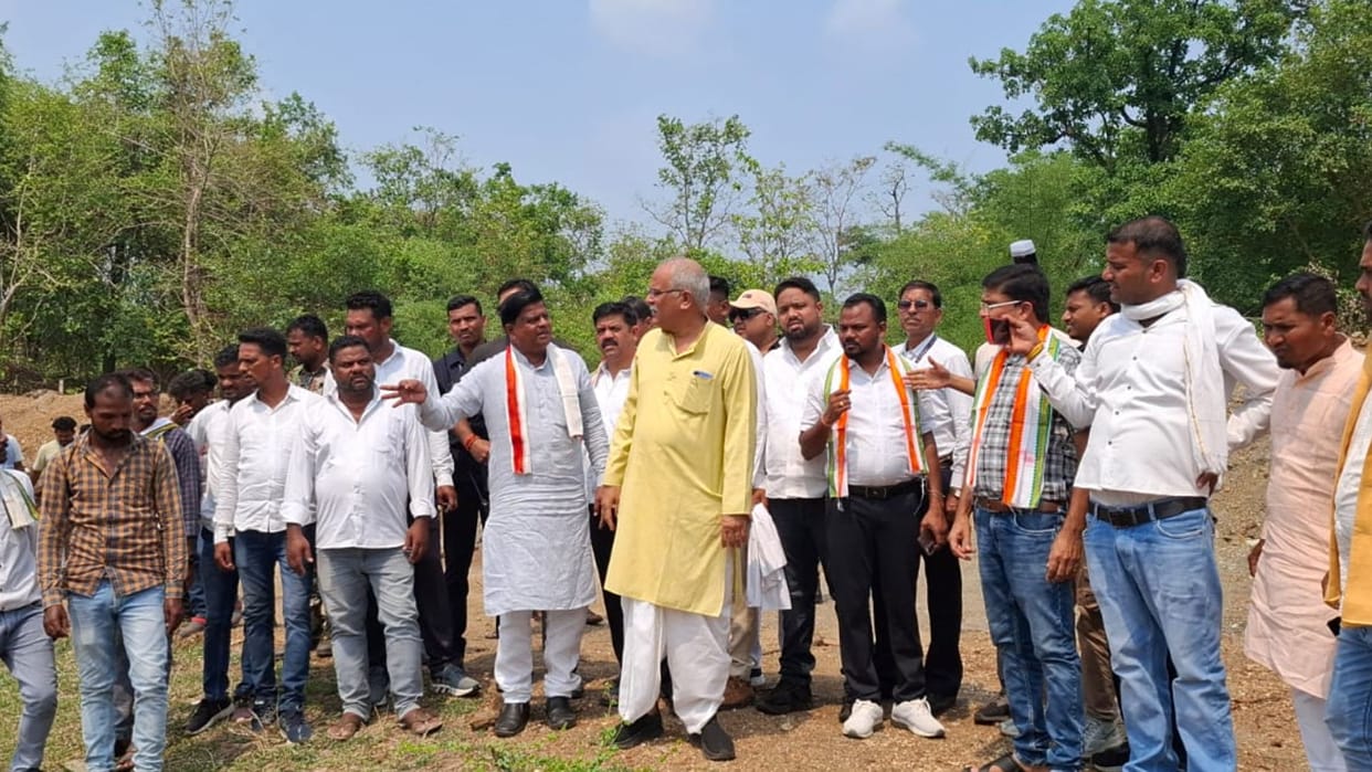 Former CM Bhupesh Baghel visited Bijapur