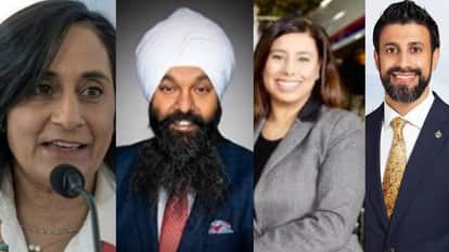 अनीता आनंद, रणदीप सराय, रुबी सहोता और मनवीर सिद्धू