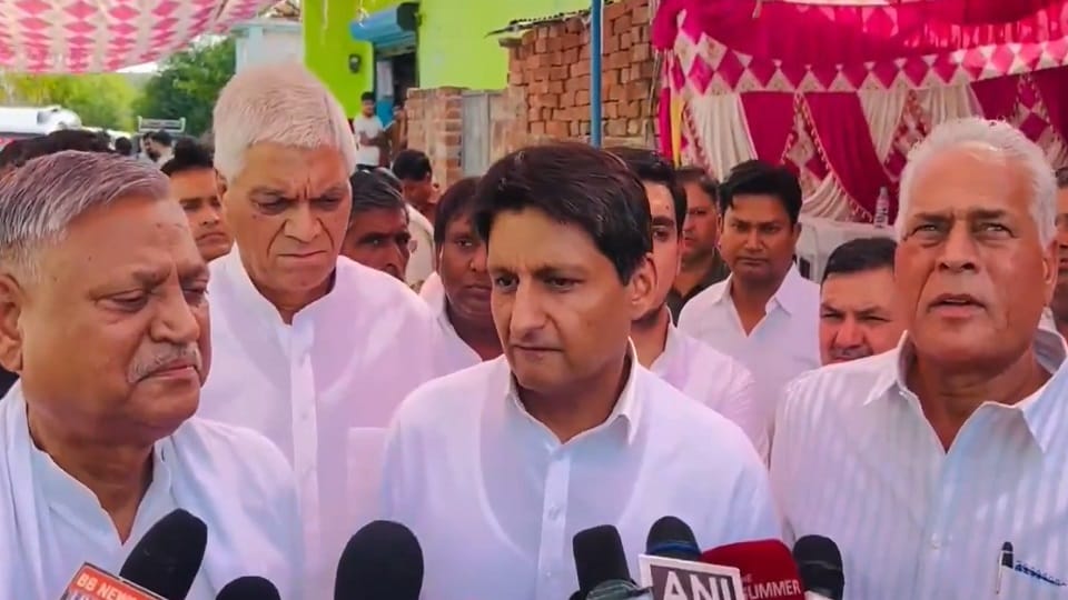 MP Deepender Hooda slam BJP minsiter Kunwar Vijay Shah