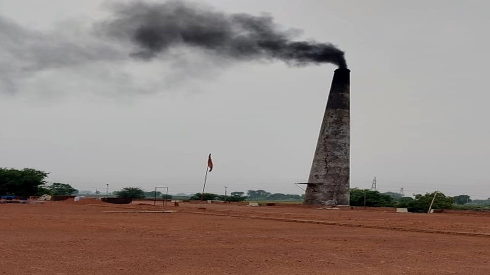Brick kiln operation without zigzag technology