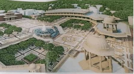 Wide roads Kadamba and Karil plants Bankebihari corridor will look amazing with Dwaparyug creepers