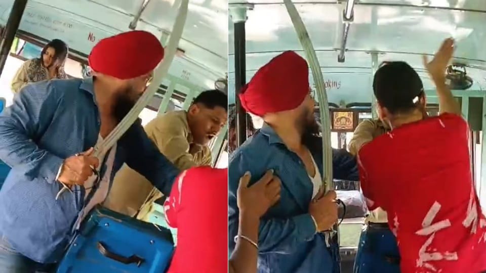 Haryana Roadways bus driver and conductor attacked with sword in Zirakpur see video
