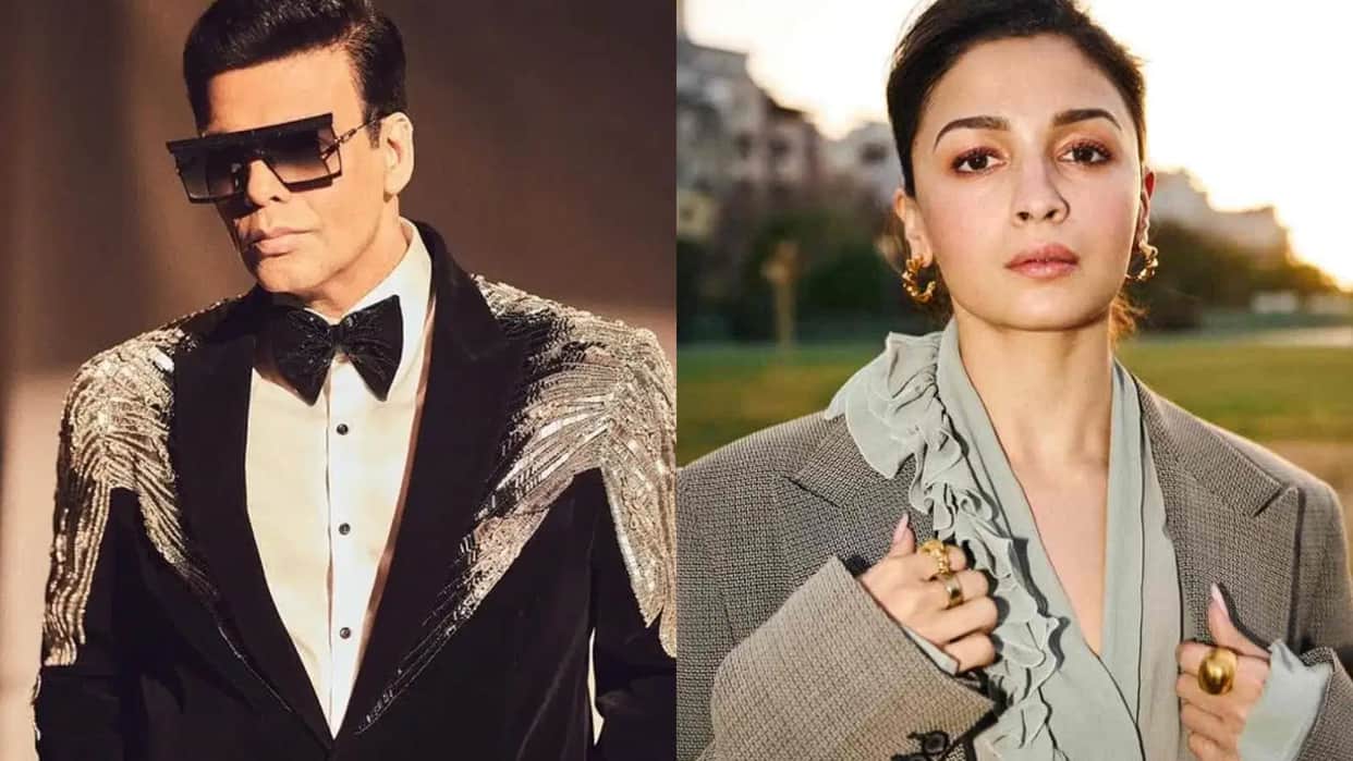 Karan johar slams trollers for saying alia bhatt nepo kid and says them idiotic person