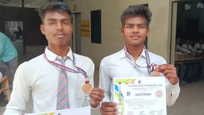 Basketball National players Raj and Sumit became heroes in victory of up scoring 11 baskets