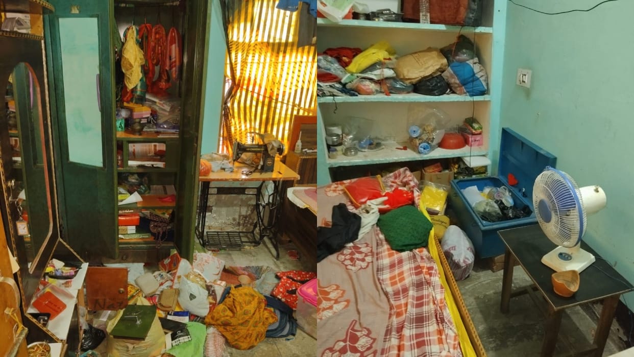 Thieves stole cash worth three lakhs and jewellery in Lakhimpur kheri