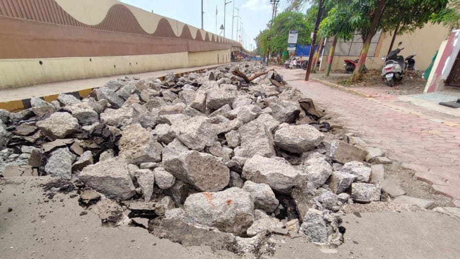 indore-news-khajrana mandir temple road sadak