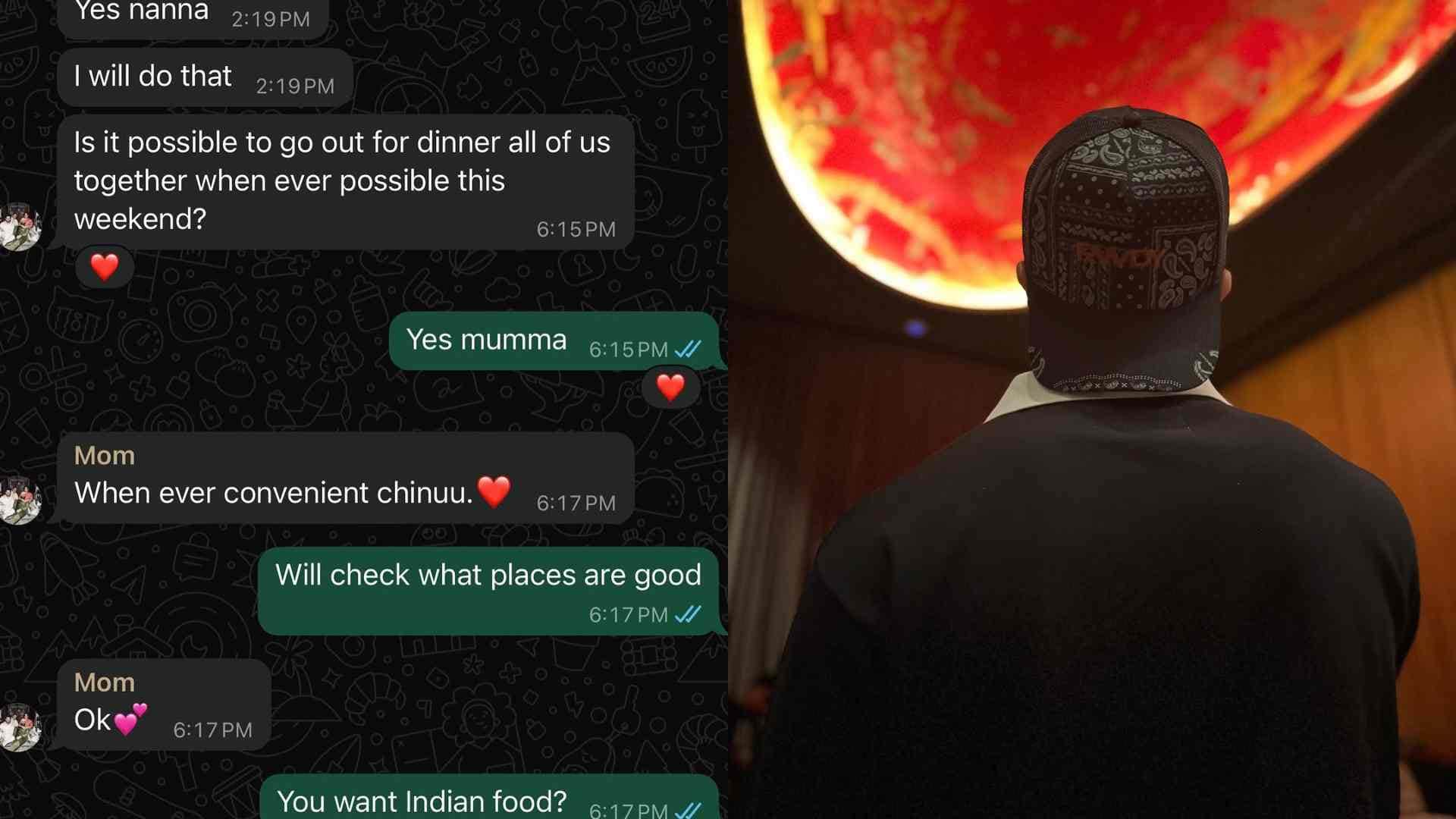 Vijay Deverakonda go out for dinner With parents shares photos says spend time with your mom dad and family