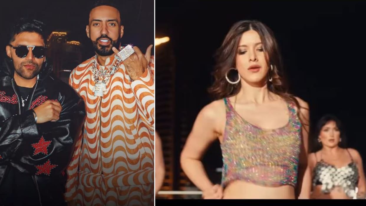 Guru Randhawa French Montana Vibe song relase Shanaya Kapoor shows hot moves