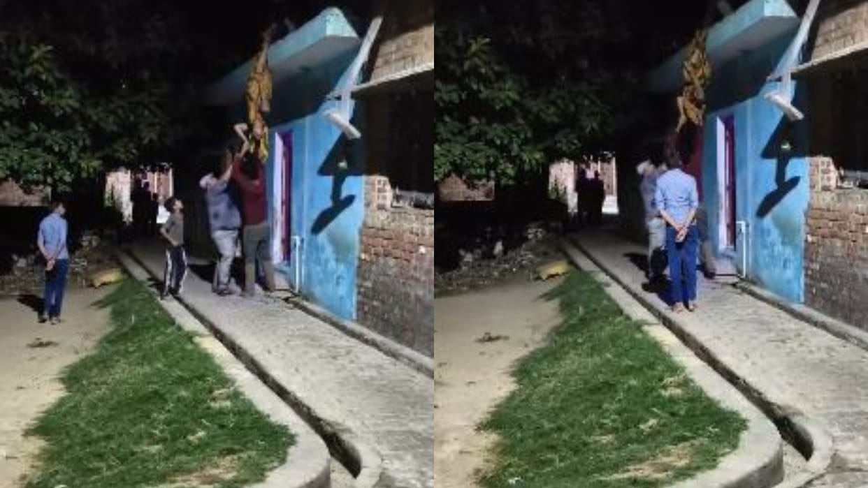 UP Crime Man Brutally Beats Wife Hangs Her Upside Down from Roof in Bareilly Video Goes Viral