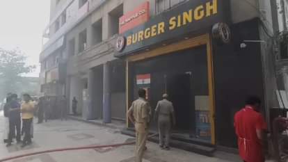 Firefighters brought the fire in the burger store under control