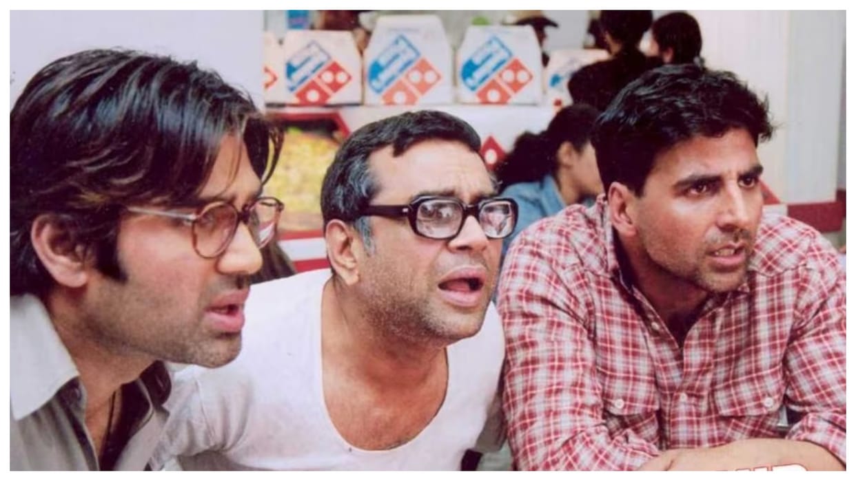 suniel shetty on hera pheri 3 without paresh rawal akshay kumar during kesari veer promotions