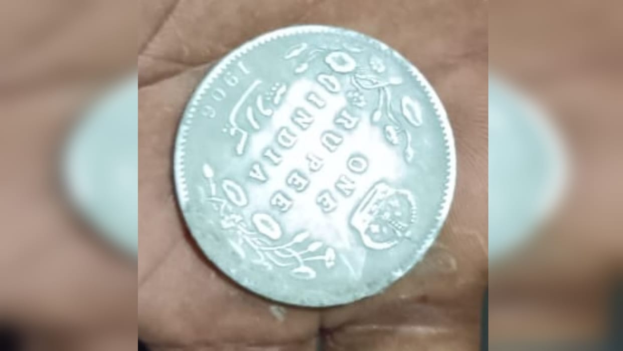 20 200 years old silver coins found during excavation, police took them into custody