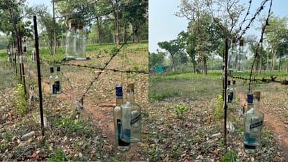 CRPF prepared manual alarming system from 'liquor-beer' bottles at Forward Operating Base