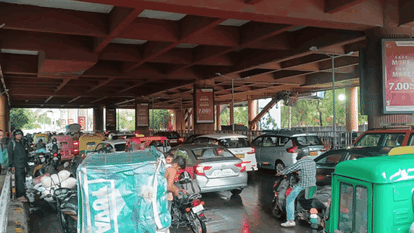 Rainfall in many areas of Delhi-NCR brought relief to people from the heat