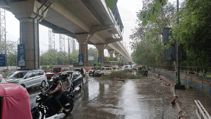 Rainfall in many areas of Delhi-NCR brought relief to people from the heat