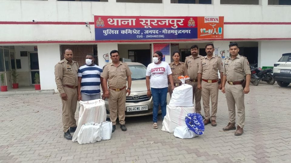Nigerian man and woman arrested for illegal liquor party in Greater Noida