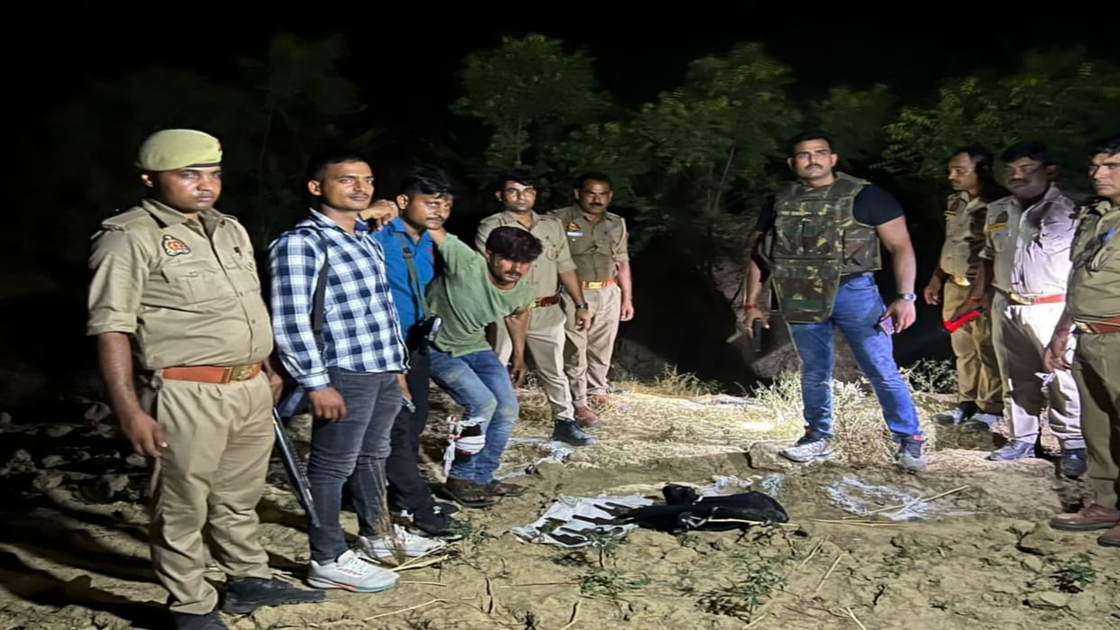 Criminal arrested in encounter, six pistols and 17 cartridges recovered