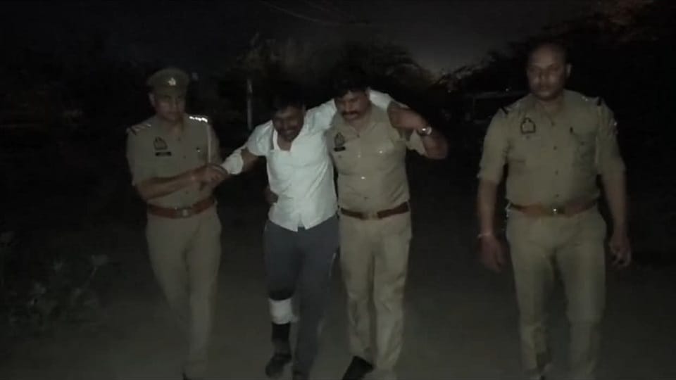 Gabbar arrested in police encounter had shot a youth in a dispute over gambling