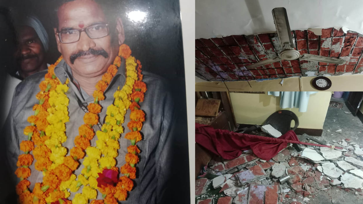 Kanpur: Retired gun factory worker dies after plaster of room's ceiling falls on him