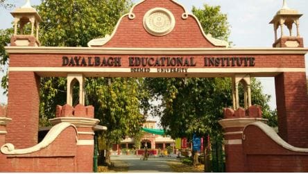 Dayalbagh university admission process undergraduate postgraduate courses fee structure entrance exam