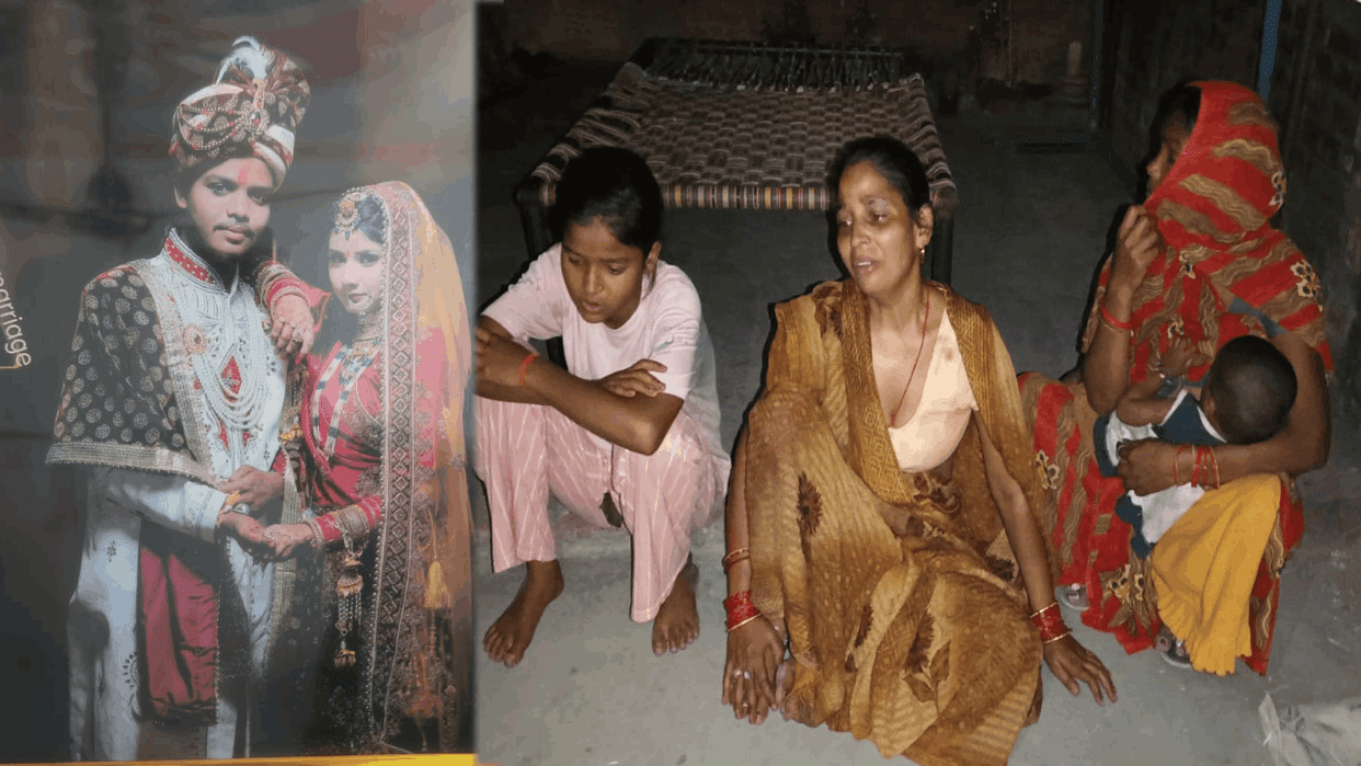 young man committed suicide by shooting himself on temple with a pistol