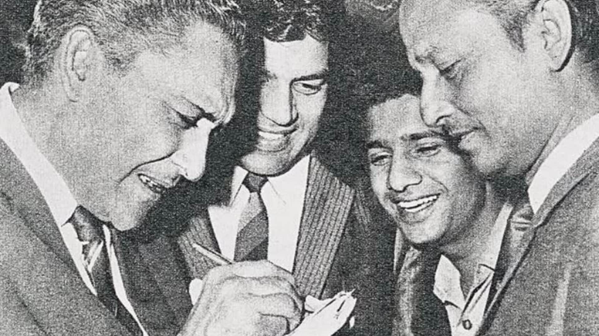 Dharmendra shares picture with late actor Ashok Kumar and takes autograph