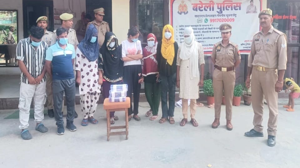 running misdeed racket under guise of massage eight people including six women arrested