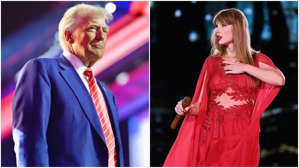 US president Donald Trump again targets Taylor Swift says she is no longer hot