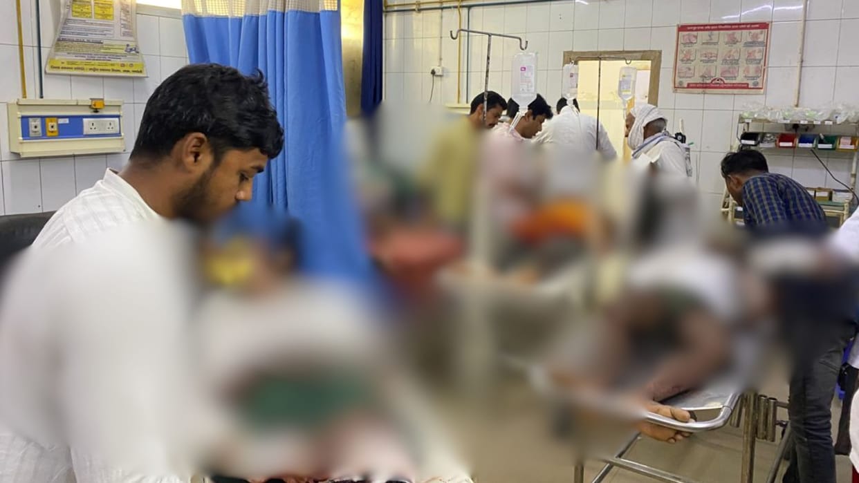 In three separate road accidents an uncle and two women who were going to give a wedding card