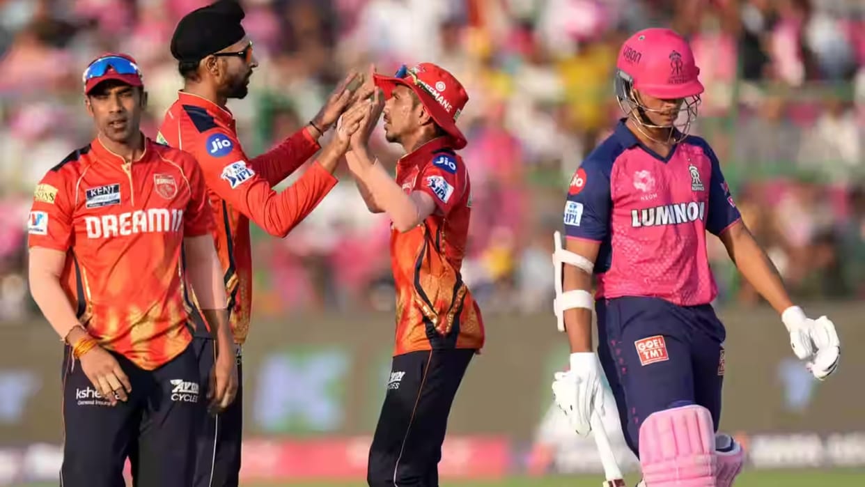 RR vs PBKS IPLScore: Rajasthan Royals vs Punjab Kings Today IPL Match Scorecard Updates