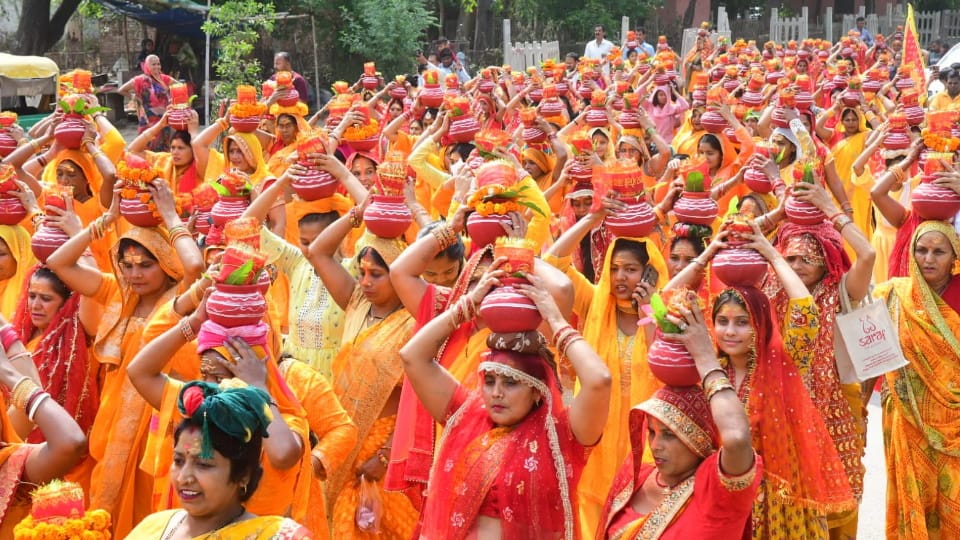 Kalash Shobha Yatra in Maloya Chandigarh see photos