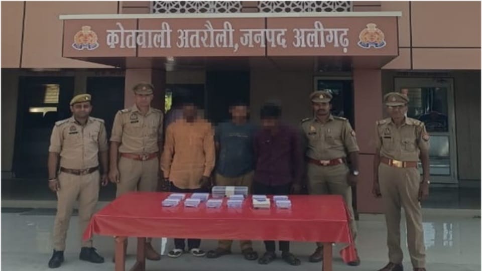 Police caught three criminals