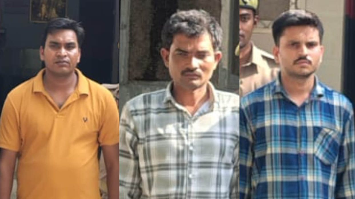 25 thousand rupees were collected from container driver by threatening him with challan, three arrested