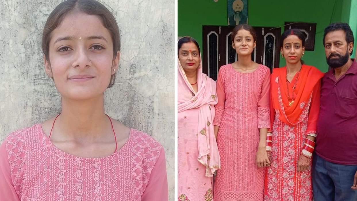 himachal hamirpur father suffering from cancer daughter saina made it to the merit top 10 in 12th
