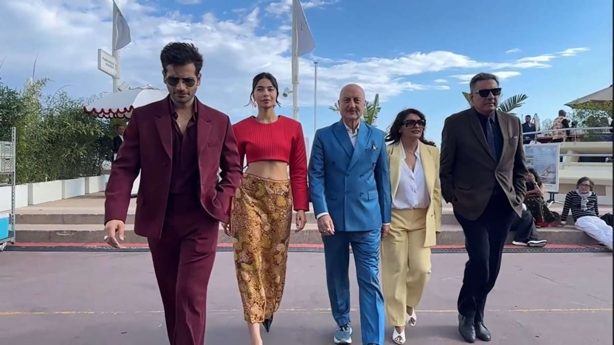 Anupam Kher shares video on social media shows Tanvi The Great starcast Shubhangi Dutt Boman Irani