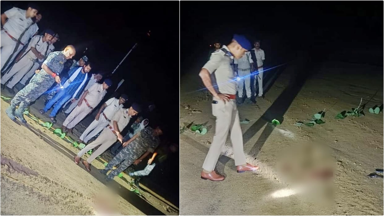 Gayaji News: Main accused in father-son murder case encounter with police, accused injured by bullet arrested