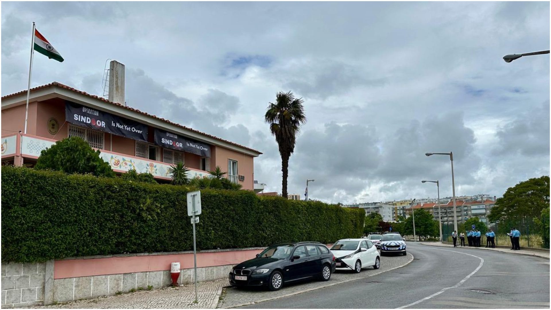 Operation Sindoor Update Indian Mission Carries Poster Strike On Pakistani Protestors In Portugal