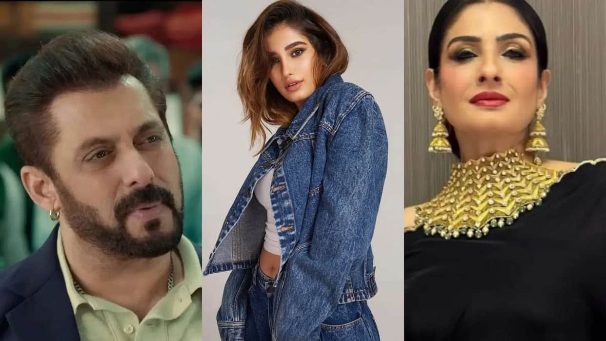 Salman Khan says to rasha thadani your mother was fighting with me raveena tandon also replied