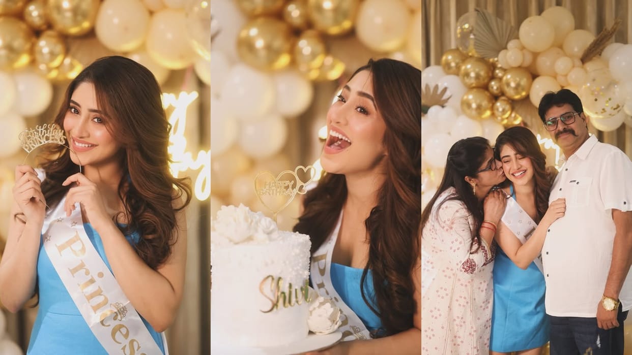 TV actress Shivangi Joshi Celebrated Birthday With Family Rumored Boyfriend Kushal Tandon Wish Her