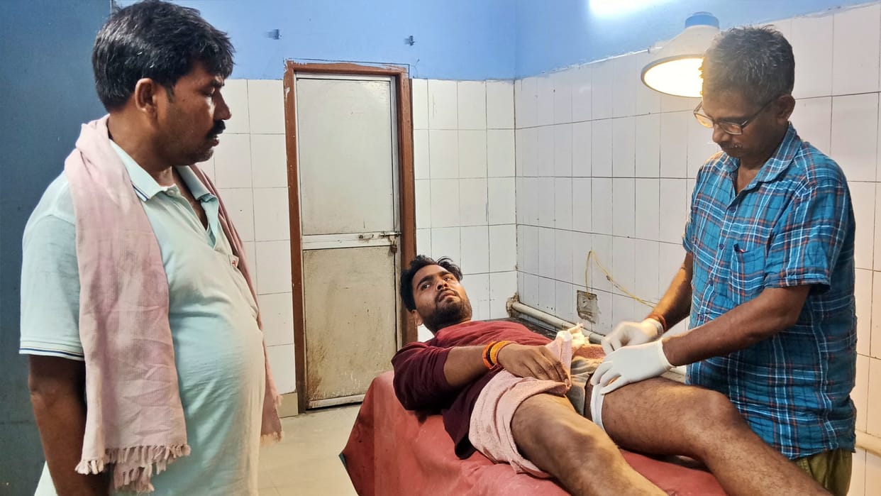 Vaishali News: Firing in dispute between two parties, youth who went to see fight got shot; condition critical