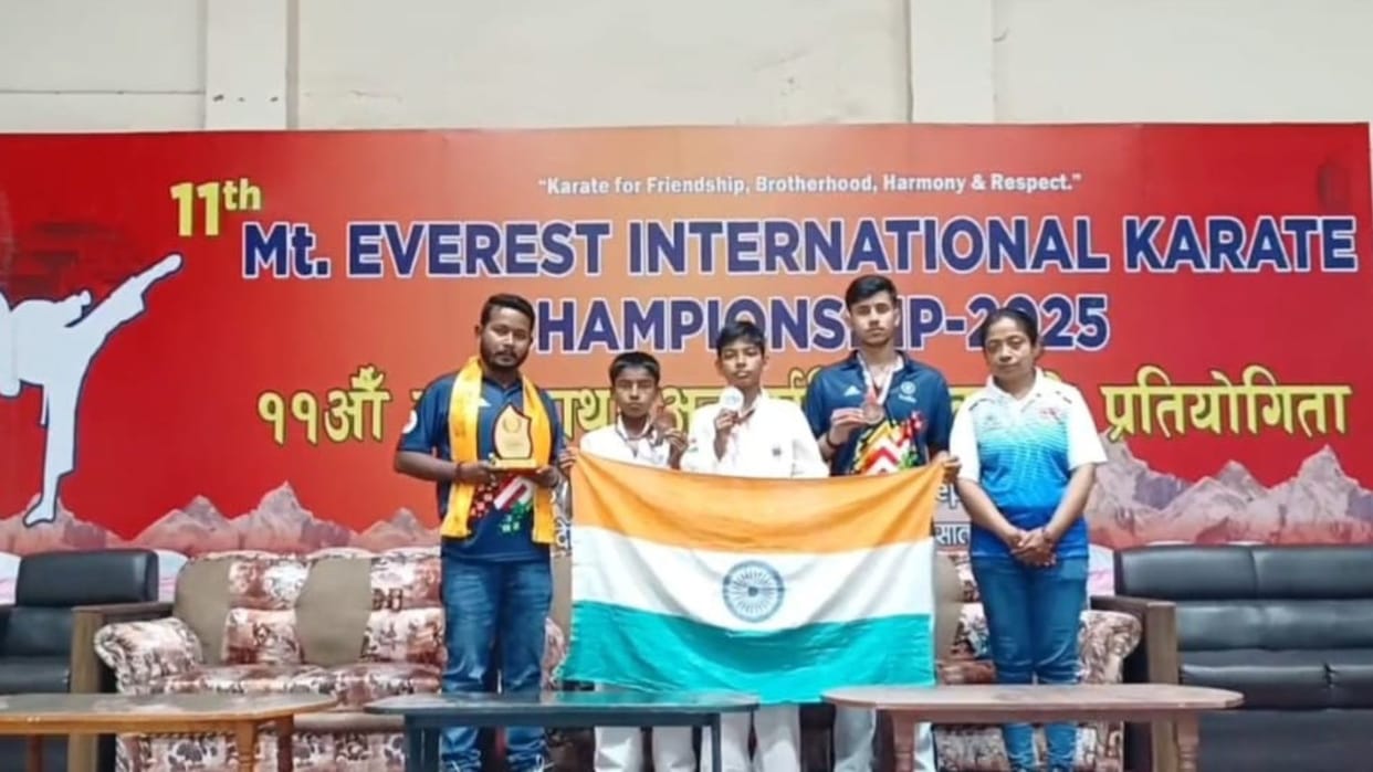 Bihar News: India created history by winning 3 medals in the International Karate Championship