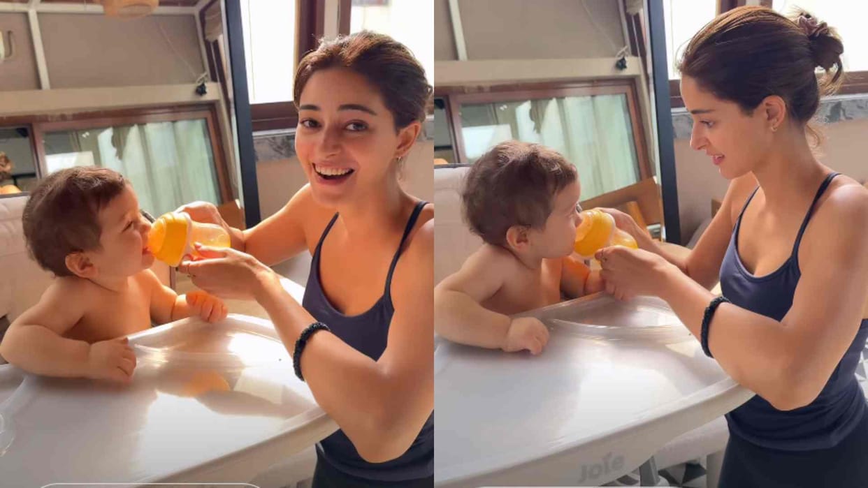Ananya Panday Spending quality time with nephew River shared cute glimpse On Social Media