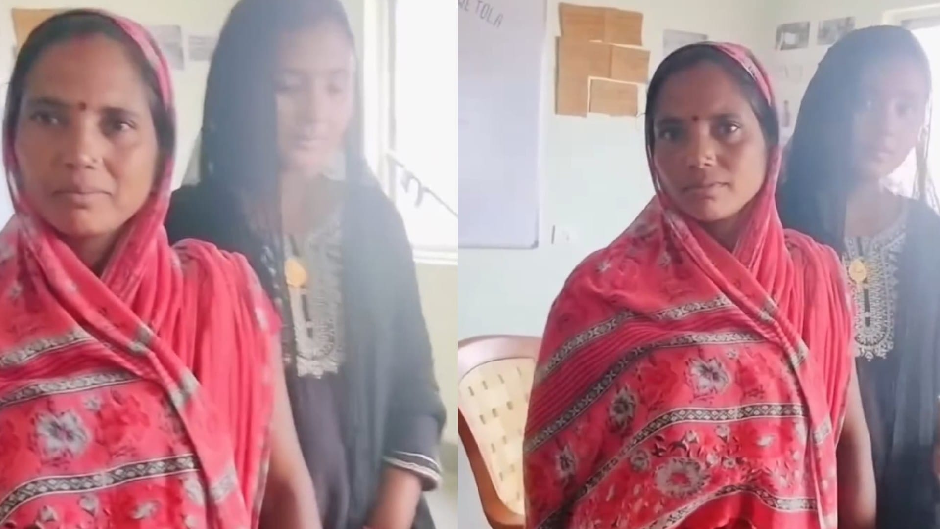 सास ने बहू का स्कूल एडमिशन करवाया।