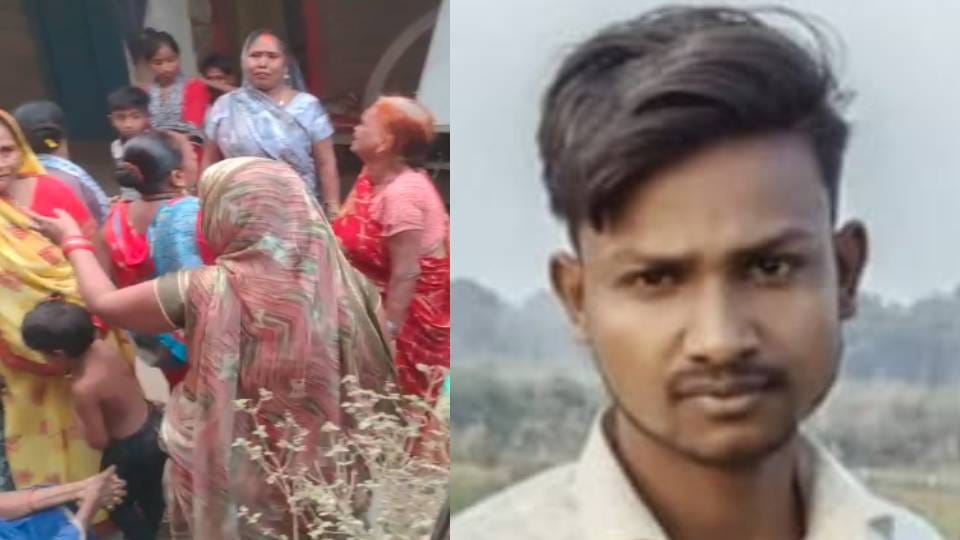 body of young man was found hanging from sari noose in room in Amethi