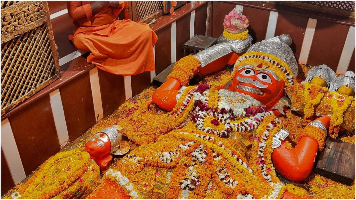 Famous Temples of Reclining Hanuman Ji in India to visit other than Prayagraj Lete Hanuman Mandir
