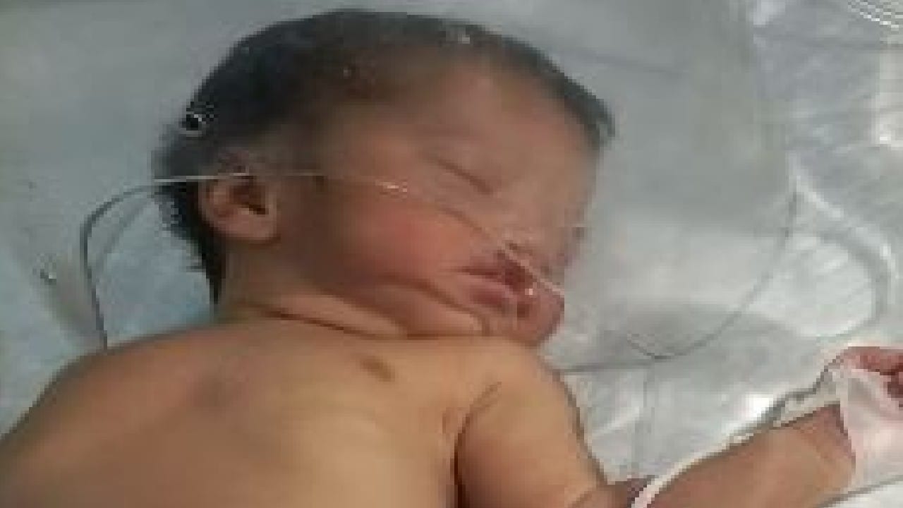 family left the newborn baby girl abandoned in deserted area in shahjahanpur