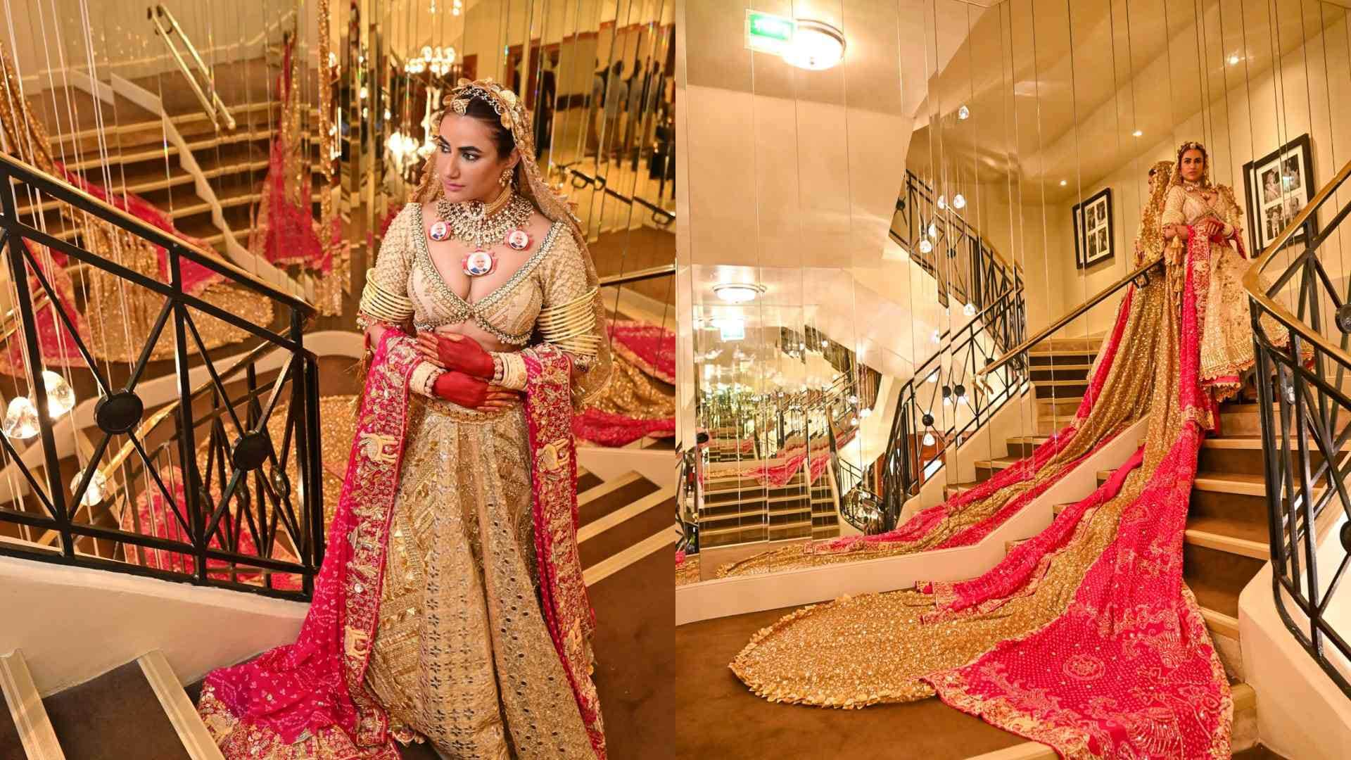 actress Ruchi Gujjar wear necklace featuring pm narendra modi photos at 78th Cannes Film Festival Know Why