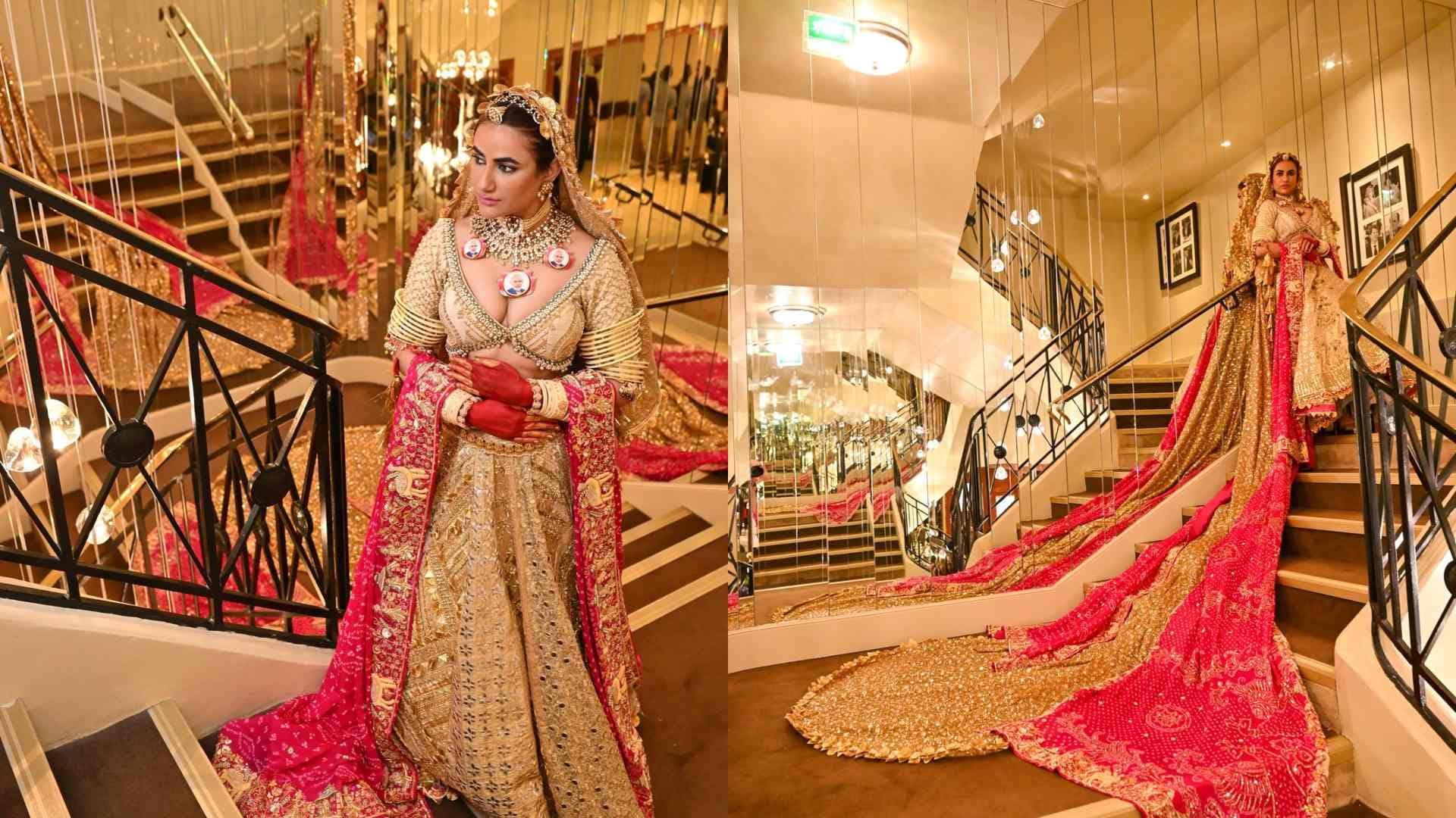 actress Ruchi Gujjar wear necklace featuring pm narendra modi photos at 78th Cannes Film Festival Know Why