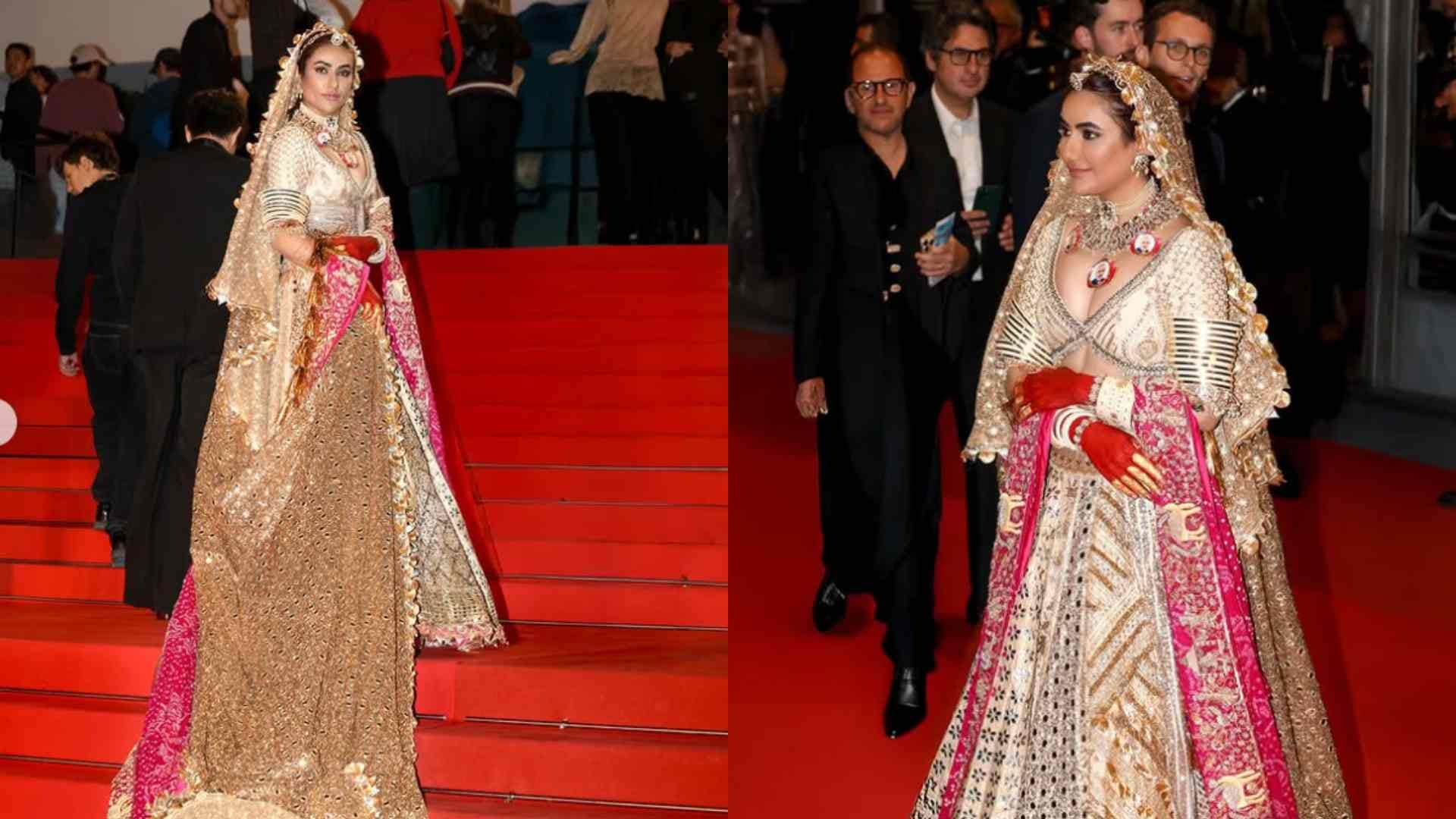 actress Ruchi Gujjar wear necklace featuring pm narendra modi photos at 78th Cannes Film Festival Know Why